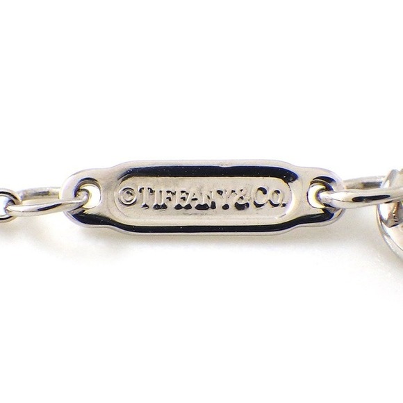 Tiffany Cross Diamond Necklace White Gold - Picture 5 of 7